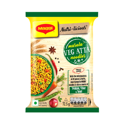 Maggi Noodles Veg Atta Masala 1 Pack